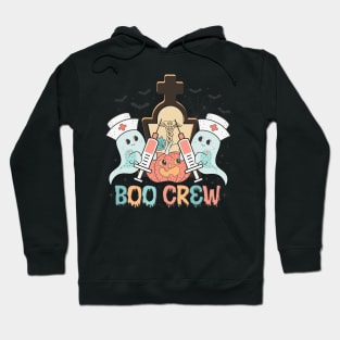 Boo Boo Crew Nurse Shirts Halloween Nurse Shirts for Women Hoodie